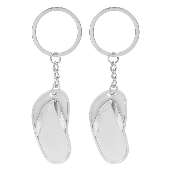 WRITWAA 2Pcs Shoe Keychain Cute Slipper Design Accessory for Keys and Bag Ornament