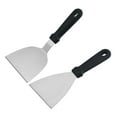 thumbnail image 1 of 2pc Stainless Steel Spatula Set for BBQ and Cooking, 1 of 6