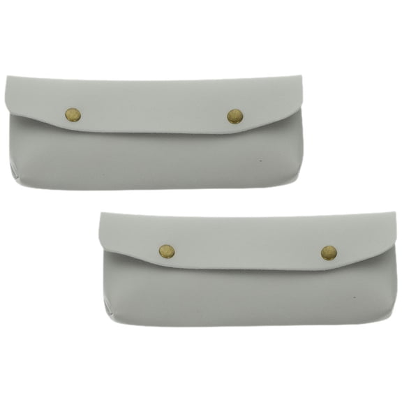 Eease 2pcs Durable Cosmetic Brush Holders Small Pencil Pouches Travel Makeup Tool Bags