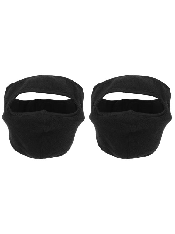 Warm Black Facial Guard for Anti-Cold Cycling Protection 2Pcs