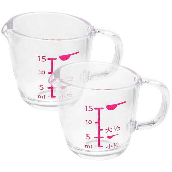 Eease 2pcs Multi-function Measuring Cup Large Capacity Liquid Measuring Cup Baking Accessory