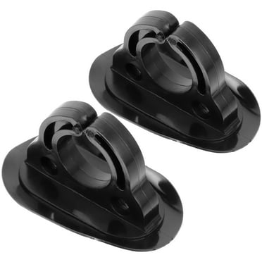 Eease 2pcs Paddle Holder Deck Mounted Paddle Clamp Sturdy Paddle Clip Paddle Buckle for Canoes Kayak