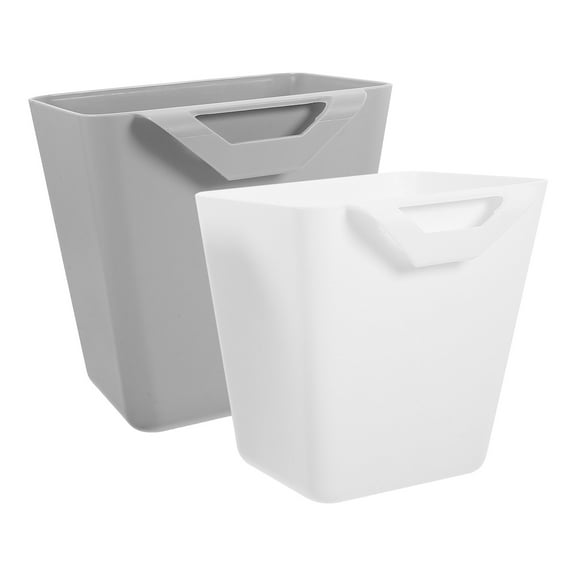 Eease 2pcs Plastic Hanging Cup for Storage Small Storage Hanging Box Hanging Storage Container