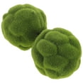 thumbnail image 1 of YULIJU 2pcs Preserved Moss Decorative Moss Balls Decor Balls Green Moss Decor Indoor Ornaments, 1 of 5