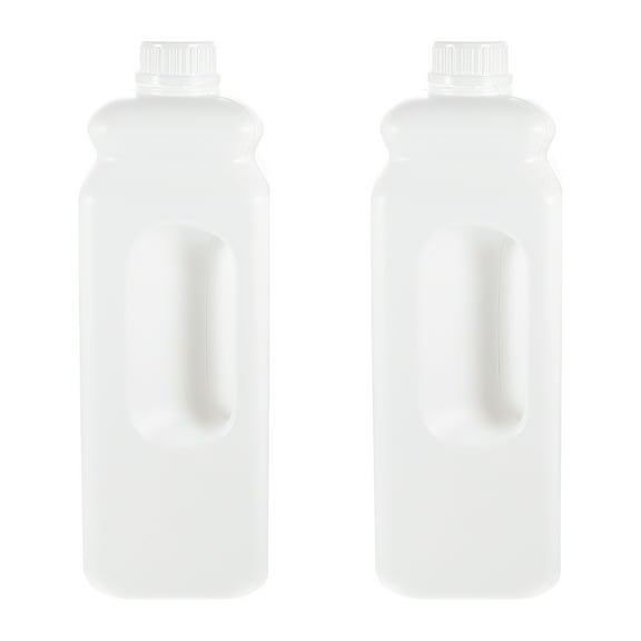 Eease 2pcs Reusable Storage Jug Leak-proof Water Jug Plastic Gallon Jug with Caps