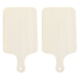 thumbnail image 1 of 2pcs Wooden Mini Cutting Board Blank Chopping Board with Handle Breadboard, 1 of 7