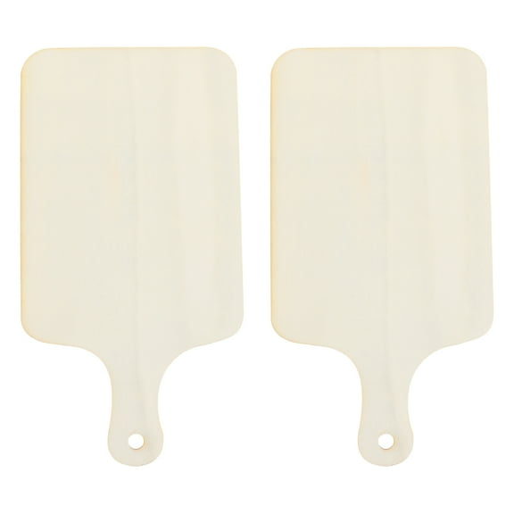 2pcs Wooden Mini Cutting Board Blank Chopping Board with Handle Breadboard