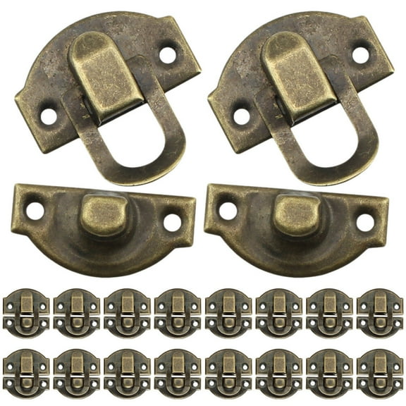 Eease 30pcs Hasp Lock Toggle Hasp Latch Cabinet Jewelry Box Hasp Latch Accessory