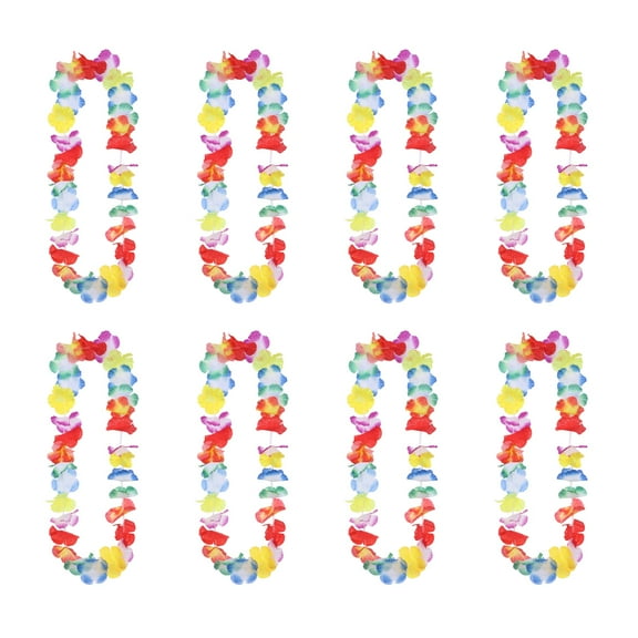 Eease 36 Pcs Hawaii Tropical Flower Leis Necklaces Accessories Party Supplies