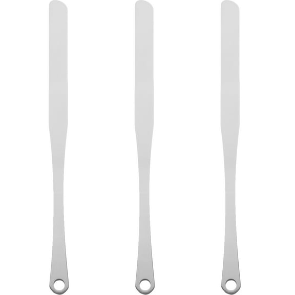 Eease 3Pcs Foundation Mixing Stick Foundation Spatula Long Handle Makeup Spatula Makeup Mixing Tool