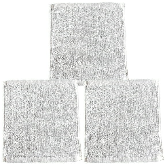Eease 3pcs Disposable Towels Cotton Hand Towel Square Hand Towel for Bathroom Hotel Salon