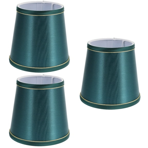 Eease 3pcs Lamp Shade Replacement Household Table Lamp Shade Office Desk Light Cover(E14)