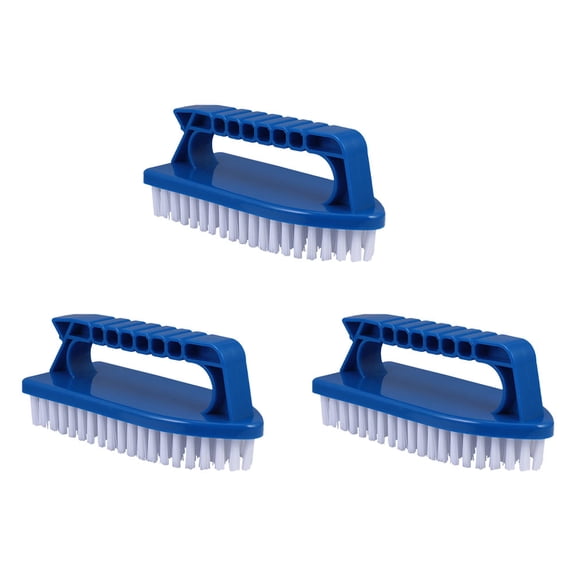 3pcs Pool Scrub Brush Handheld Brush Cleaning Tool Wall Floor Pool Brush