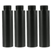 Eease 4Pcs Desk Mic Stand Extension Tube for Microphone (Black)