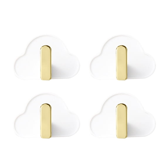 4pcs Adhesive Wall Hooks Key Hook Holder