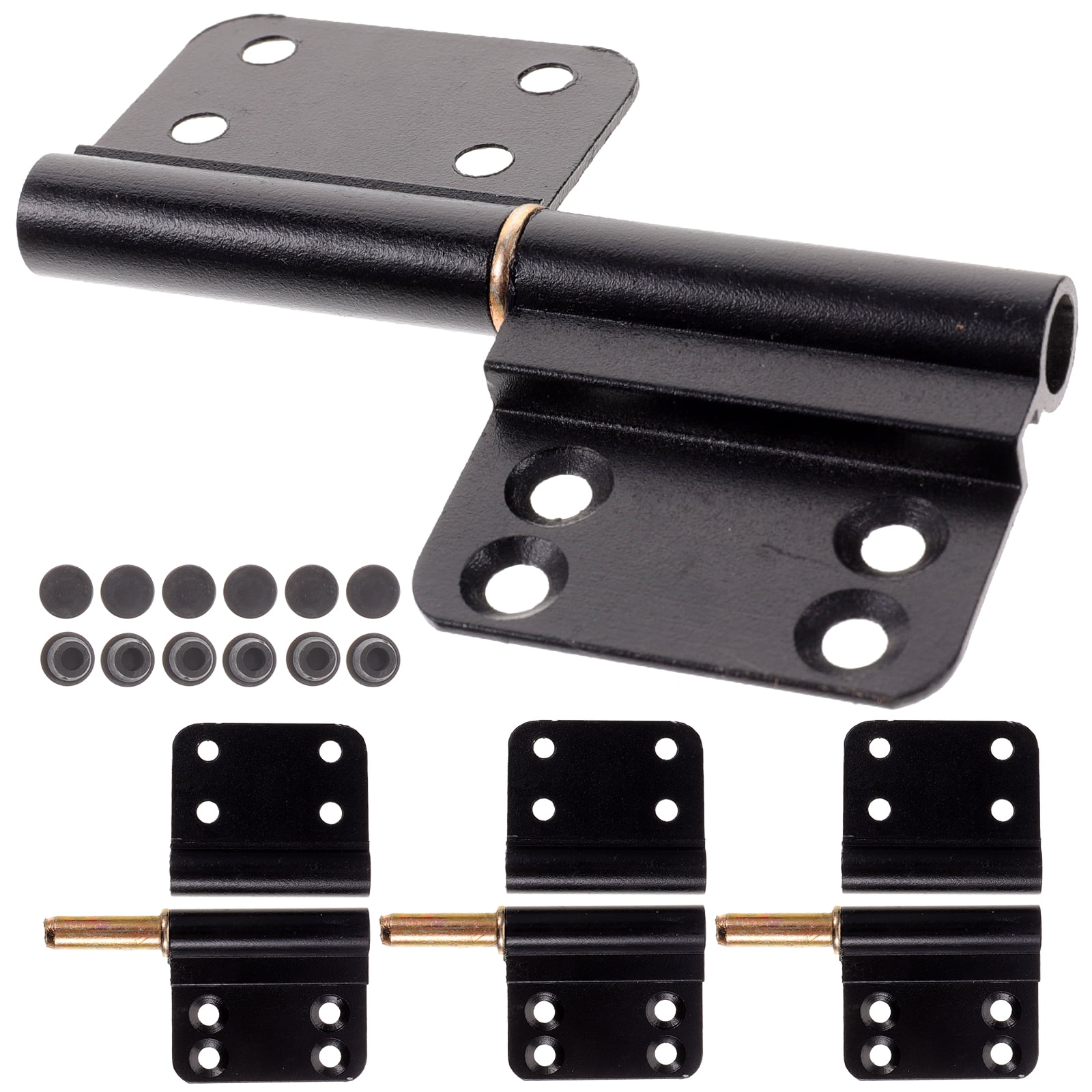 Eease 4pcs Black Aluminum Heavy-Duty Bathroom Door Hinges - Walmart.com