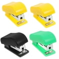thumbnail image 1 of Eease 4pcs Cartoon Mini Desktop Stapler Hand Stapler Office Home Stapler (Random Color), 1 of 10