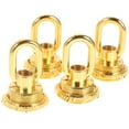 thumbnail image 1 of 4pcs Ceiling Hook Pendant Lamp Base External Thread Ring Shape Female Loop, 1 of 6