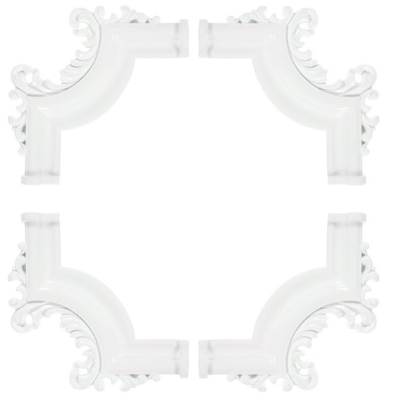 Eease 4pcs Decorative Ceiling Molding Corners for Indoor Decor