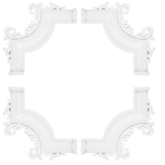 Eease 4pcs Decorative Ceiling Molding Corners for Indoor Decor
