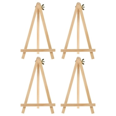 Eease 4pcs Easel Display Stand Tabletop Picture Stand Wood Painting Easel Display Rack