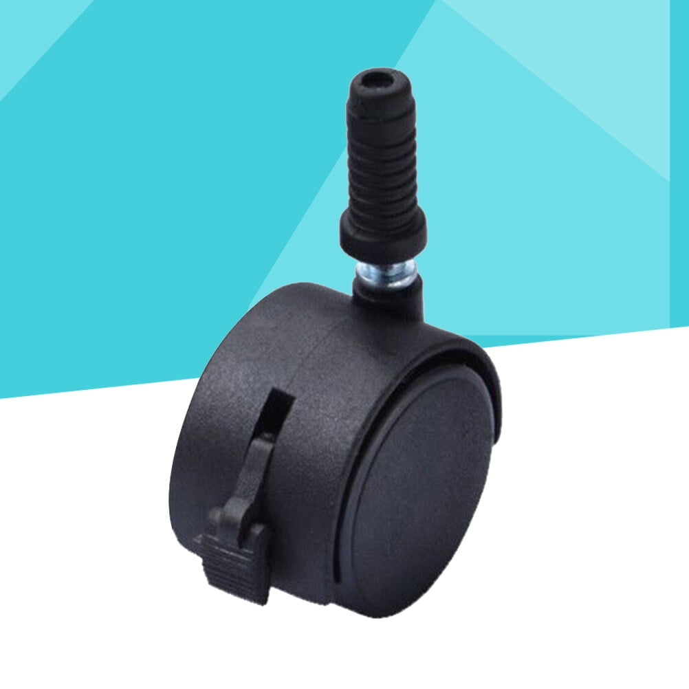 Set Of 4 Heavy Duty Caster Wheels - 2 Inch Swivel Casters For Furniture, Chairs, No Brakes