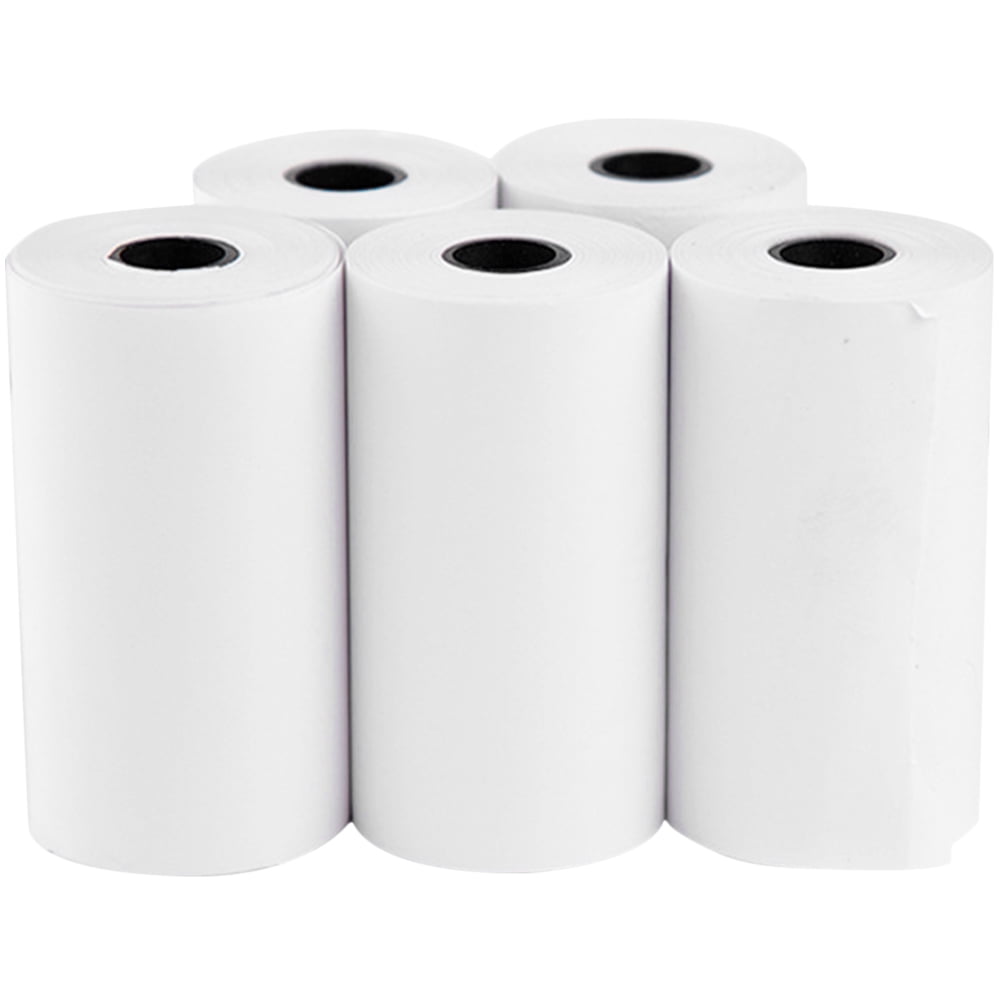 Eease 5 Rolls Thermal Paper for Instant Cameras, Kids' Computers, and Label Printing