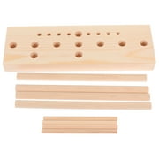 Eease 5-in-1 Wooden Bow Maker for DIY Ribbon Wreaths & Bows