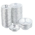 thumbnail image 1 of Eease 500pcs Disposable Aluminum Foil Tart Tins for Baking, 6.5cm and 7cm Sizes, 1 of 6