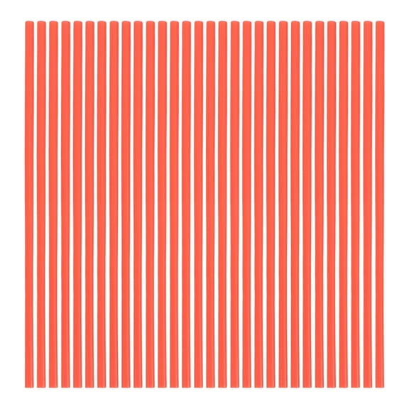 WRITWAA Nozzle Straw Plastic Red 50Pcs