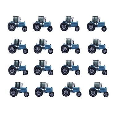 Eease 50Pcs Wooden Tractors Printed Buttons 2 Holes DIY Sewing Clothing Embellishments