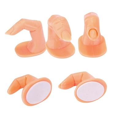Eease 5pcs False Nail Practice Fingers for Manicure DIY