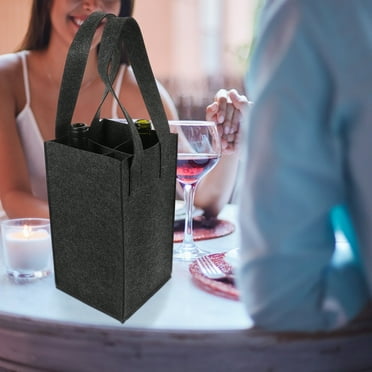 Eease 6 Bottle Non Woven Bags Tote Reusable Felt Champagne Holder