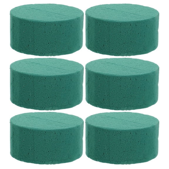 Eease 6 Round Floral Foam Bricks for Fresh & Artificial Flowers - Wedding Party Decor