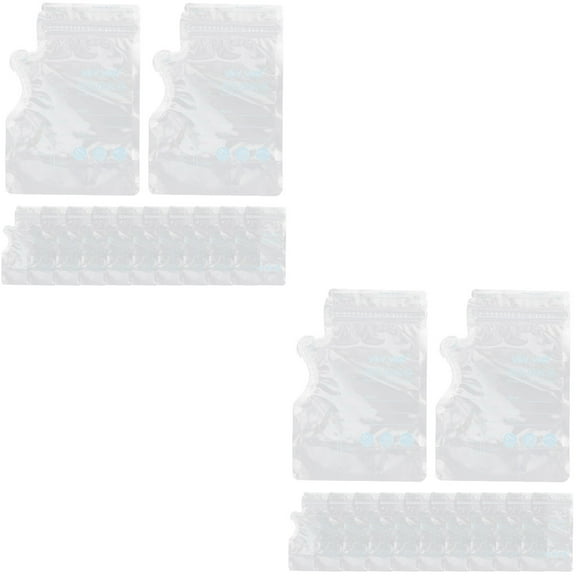 Eease 60 pcs Breastmilk Storage Bags Milk Storage Bags Thickened Seal Breast Milk Bags