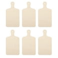 thumbnail image 1 of 6-Piece Mini Wooden Cutting Boards with Handles for Cheese Serving and Food Prep Kitchen Set, 1 of 6
