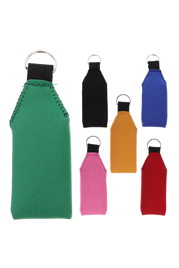Boat Keychain Floats Neoprene 6Pcs 5.1X1.8X0.4In