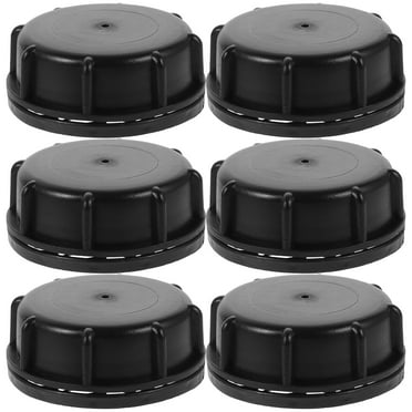 Eease 6pcs Gas Can Caps Gas Can Coarse Thread Caps Gasoline Cans Replacement Lids