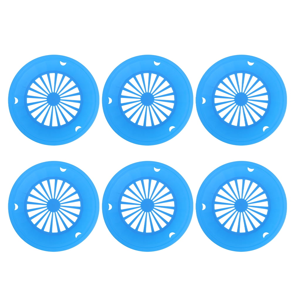 Eease 6pcs Round Griddle Plate Paper Plate Holders