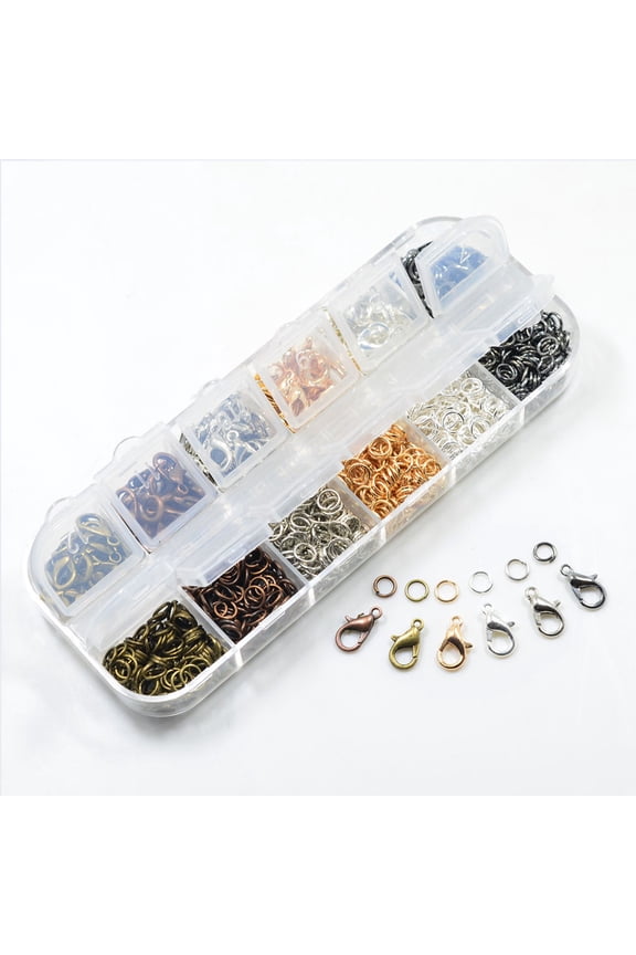 792pcs DIY Jewelry Fastener Hooks for Charm Bracelets & Keychains