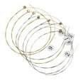 thumbnail image 1 of Eease 7pcs Lyre Harp String Replacement Metal String Musical Instrument Accessories for Lyre Harp Harpsichord Dulcimer Zither Stringed Instrument, 1 of 10
