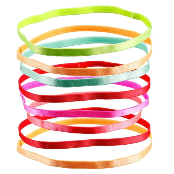 Eease 8PCS Thin Elastic Non-Slip Headbands for Men & Sports