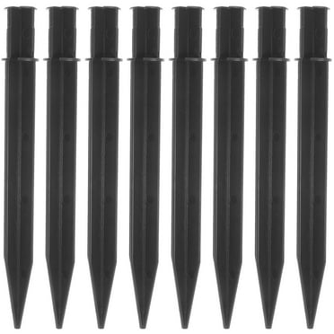 Eease 8Pcs Solar Light Spikes for Garden Yard - Black