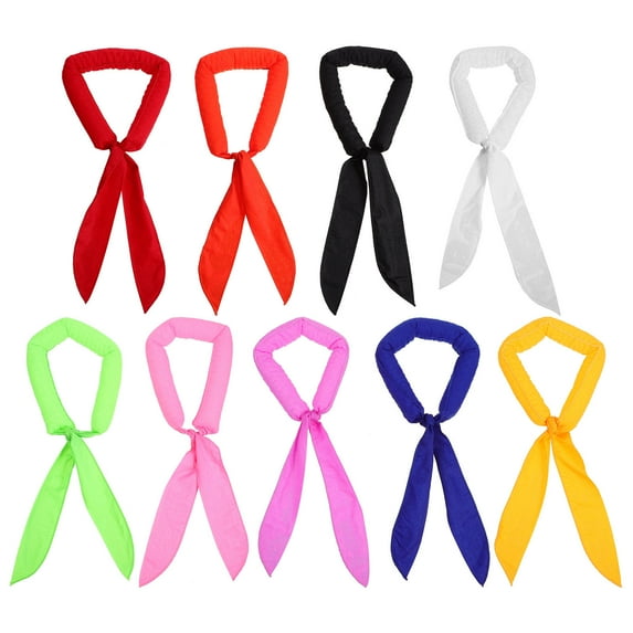 Eease 9pcs Cooling Scarf Neck Wrap Bandana Instant Chill Headband