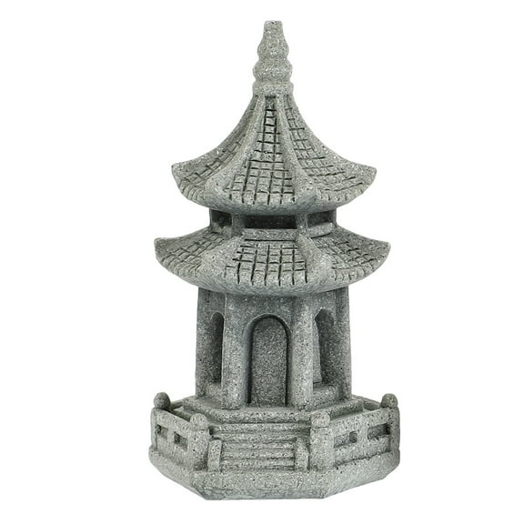 Eease Asian Pagoda Statue Miniature Lantern Garden Ornament Zen Decor