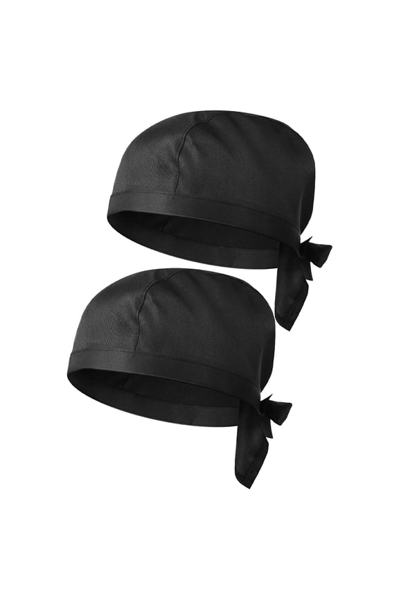 Eease Black Chef Hats Kitchen Cooking Chef Cap Waiter Hats (Black)