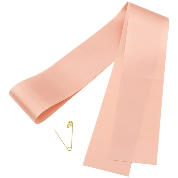Eease Blank Sash Diy Bridal Shower Sash Solid-color Sash Bachelorette Party Sash Prop Party Favor