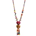 thumbnail image 1 of Eease Boho Wood Beaded Statement Necklace for Women (Mixed Color), 1 of 6