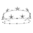 Eease Bride Crystal Tiaras Star Diamond Headbands for Wedding