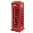 thumbnail image 1 of HEMOTON Red Iron Piggy Bank for Saving Money with High Capacity Coin Box and Unique Vintage Design, 1 of 5